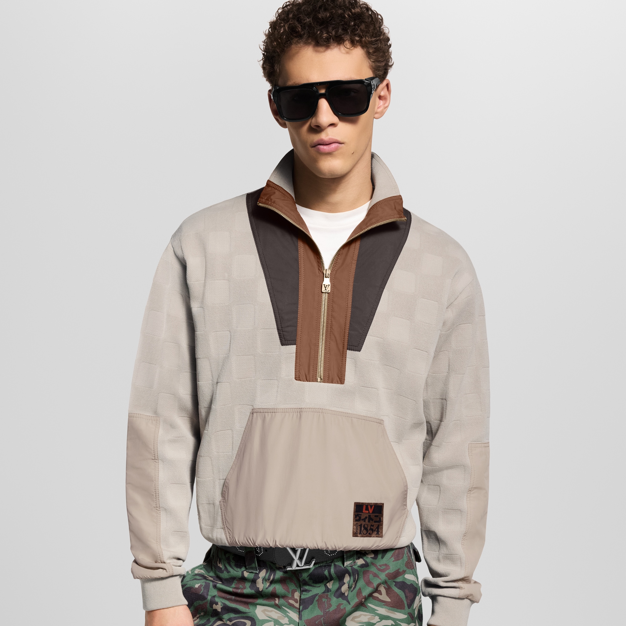 Damier Hybrid Half-Zip Workwear Pullover - Men - Ready-to